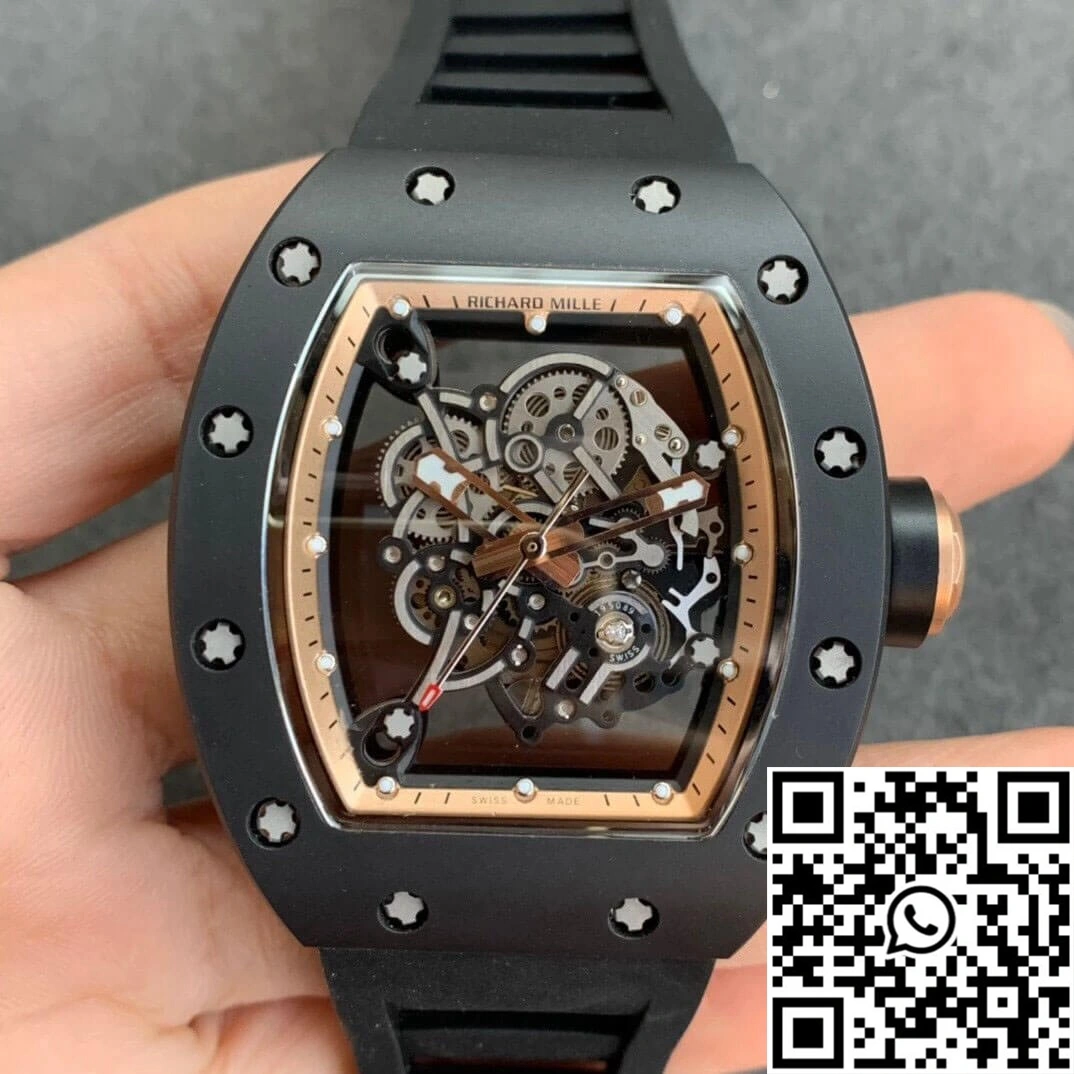 Richard Mille RM055 KV Factory V2 Black Ceramic