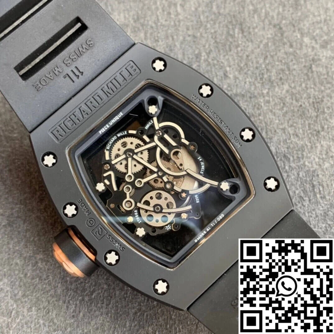 Richard Mille RM055 KV Factory V2 Black Ceramic