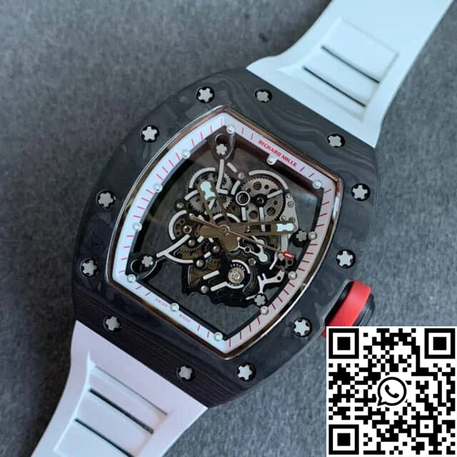 Richard Mille RM055 KV Factory V2 Carbon Fiber Black Case