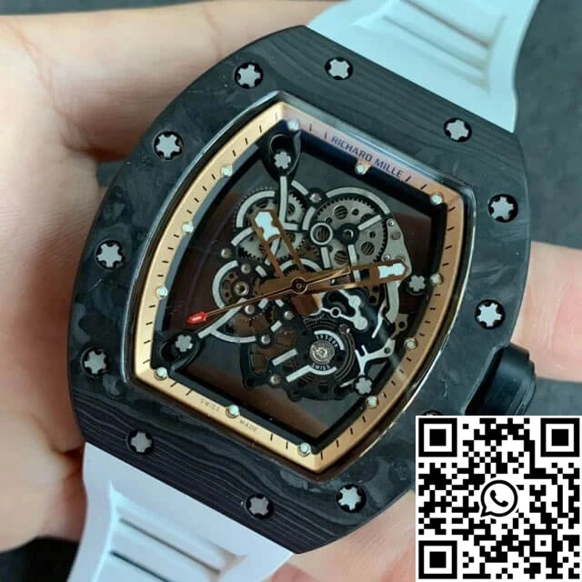 Richard Mille RM055 KV Factory V2 Carbon Fiber Skeleton Dial