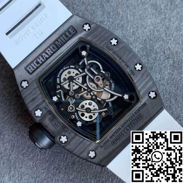 Richard Mille RM055 KV Factory V2 Carbon Fiber Skeleton Dial