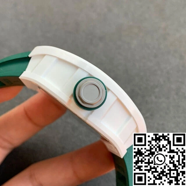 Richard Mille RM055 KV Factory V2 Green Rubber Strap