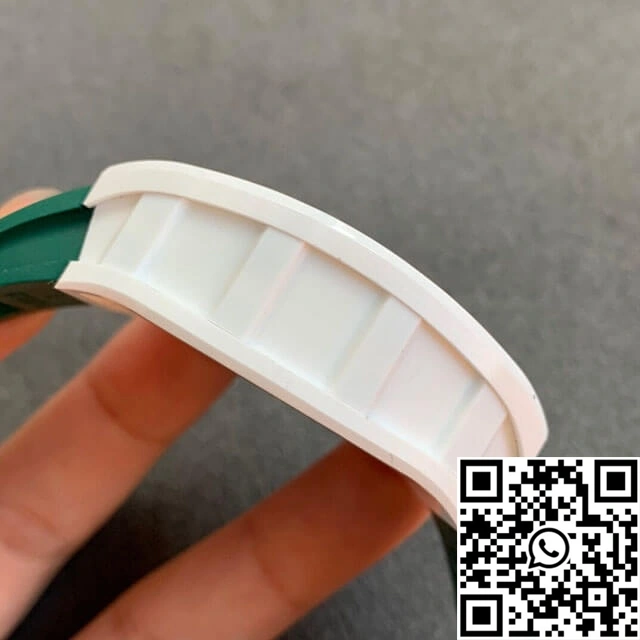 Richard Mille RM055 KV Factory V2 Green Rubber Strap