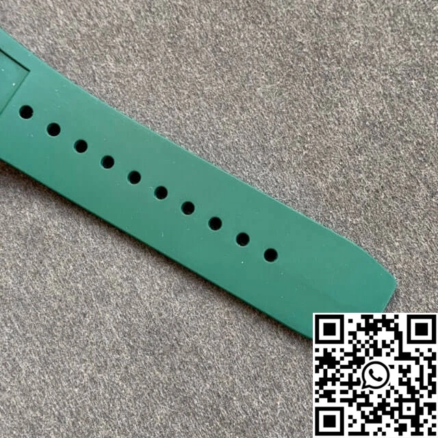 Richard Mille RM055 KV Factory V2 Green Rubber Strap