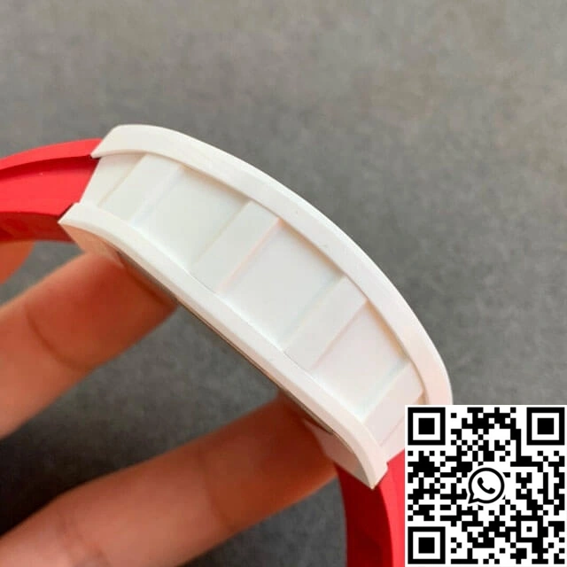 Richard Mille RM055 KV Factory V2 Red Rubber Strap