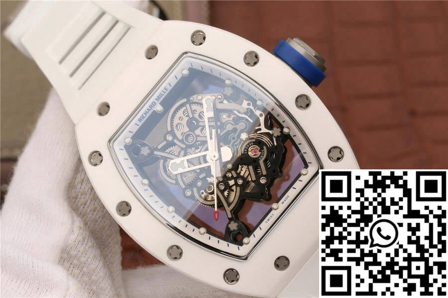 Richard Mille RM055 KV Factory White Ceramic Case