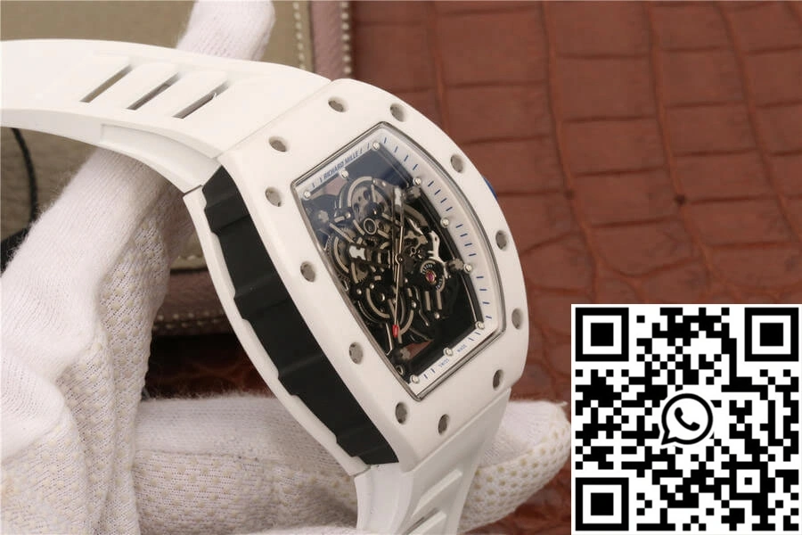 Richard Mille RM055 KV Factory White Ceramic Case