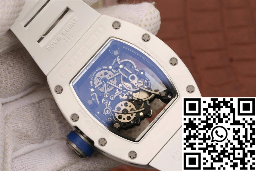 Richard Mille RM055 KV Factory White Ceramic Case