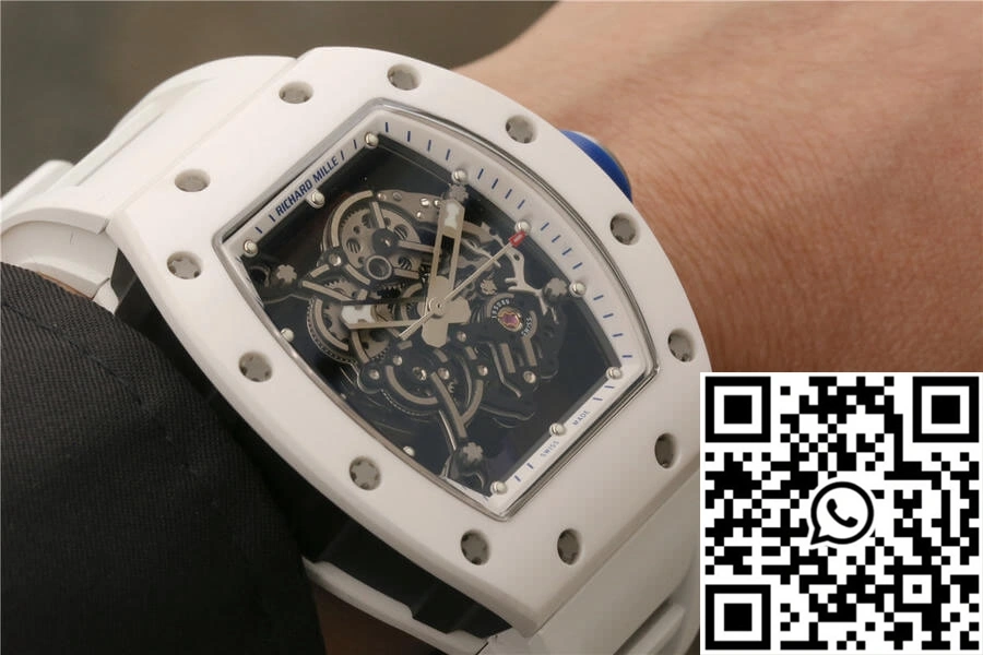Richard Mille RM055 KV Factory White Ceramic Case