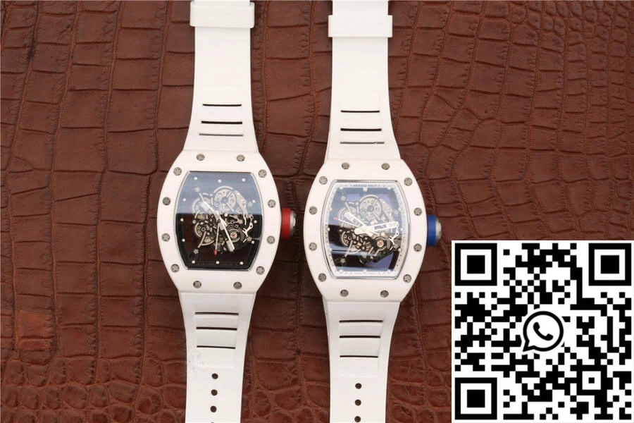 Richard Mille RM055 KV Factory White Ceramic Case