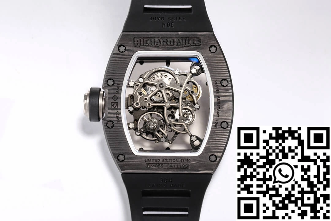 Richard Mille RM055 NTPT BBR Factory Black Carbon Fiber Dial