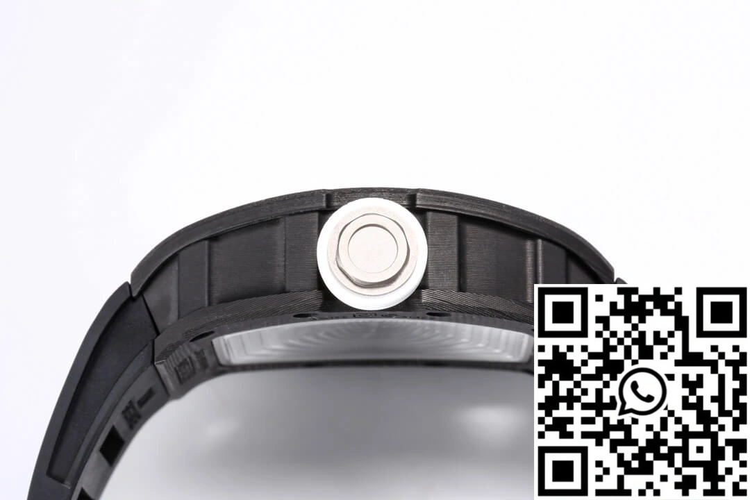 Richard Mille RM055 NTPT BBR Factory Black Rubber Strap