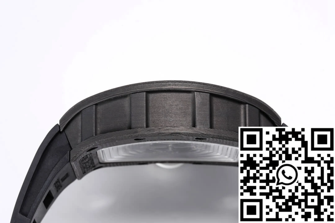 Richard Mille RM055 NTPT BBR Factory Black Rubber Strap