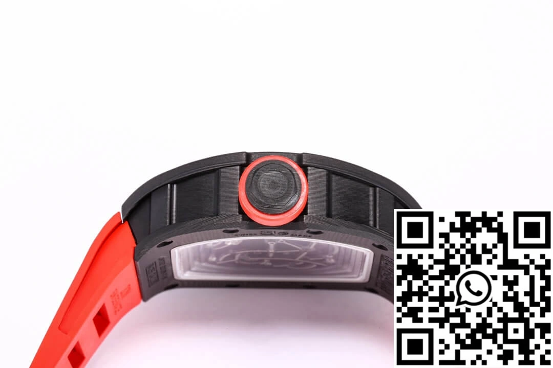 Richard Mille RM055 NTPT BBR Factory Carbon Fiber Red Strap