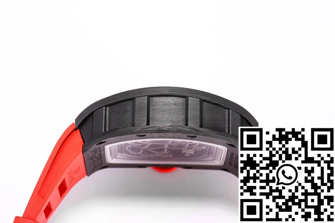 Richard Mille RM055 NTPT BBR Factory Carbon Fiber Red Strap