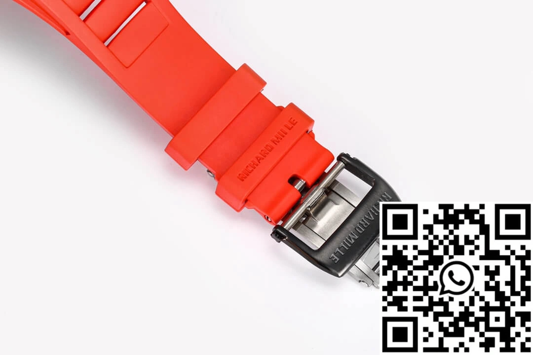 Richard Mille RM055 NTPT BBR Factory Carbon Fiber Red Strap