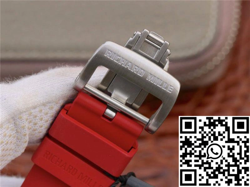Richard Mille RM055 Red Strap KV Factory Skeleton Dial