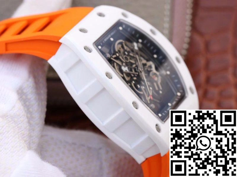 Richard Mille RM055 Skeleton Dial Orange Strap KV Factory V2
