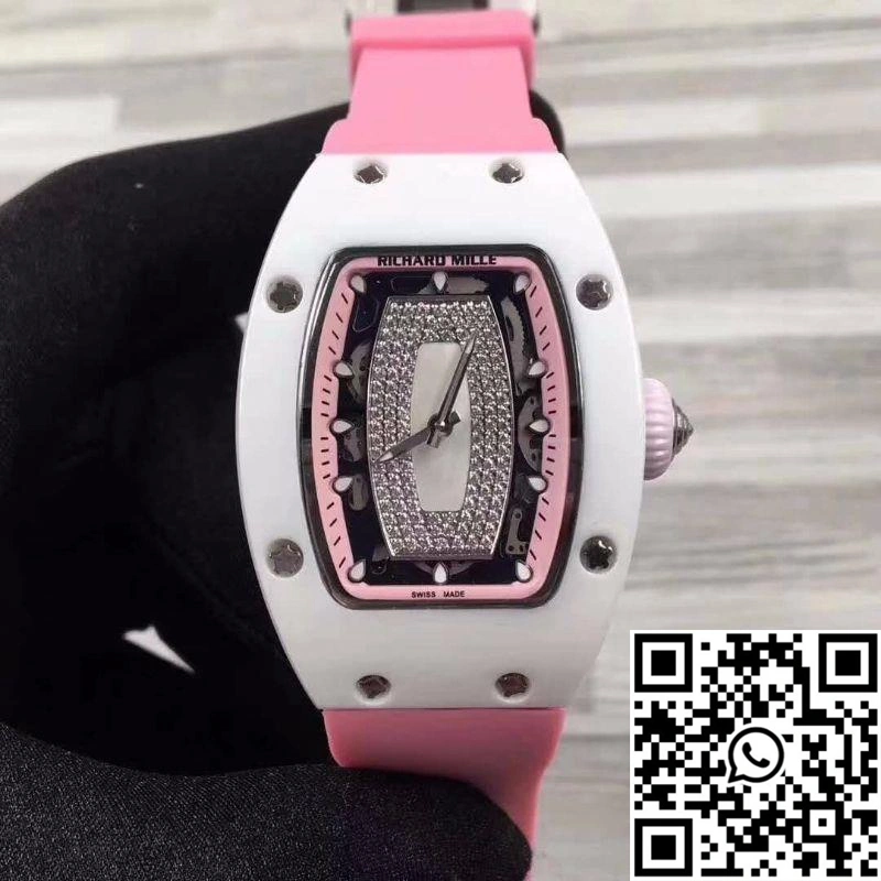 Richard Mille RM07 Ladies Pink Dial with Diamonds