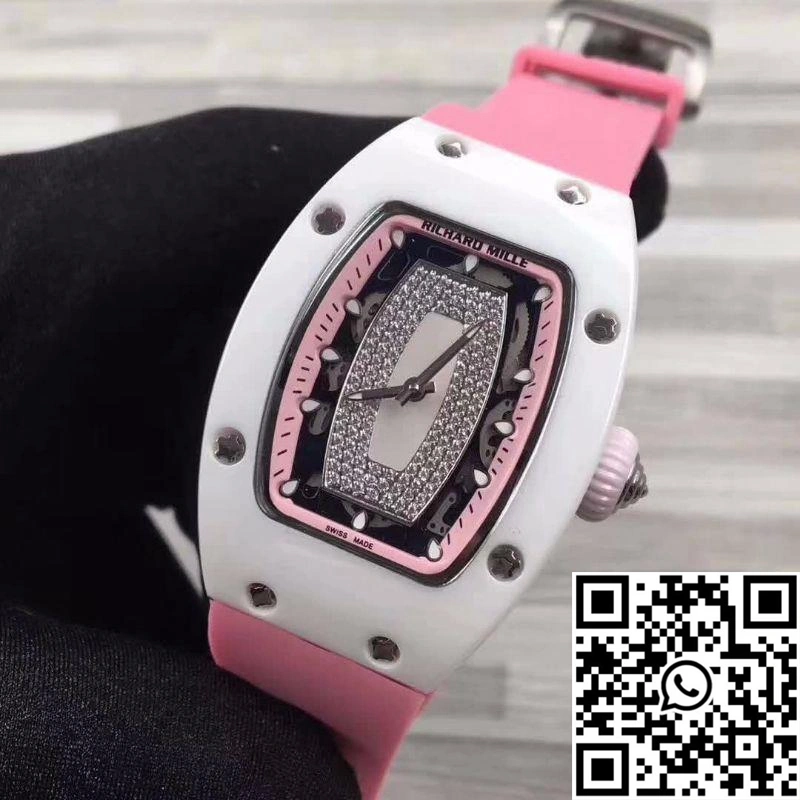 Richard Mille RM07 Ladies Pink Dial with Diamonds
