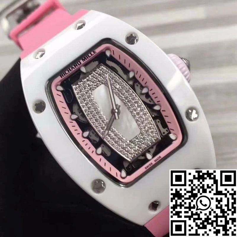 Richard Mille RM07 Ladies Pink Dial with Diamonds