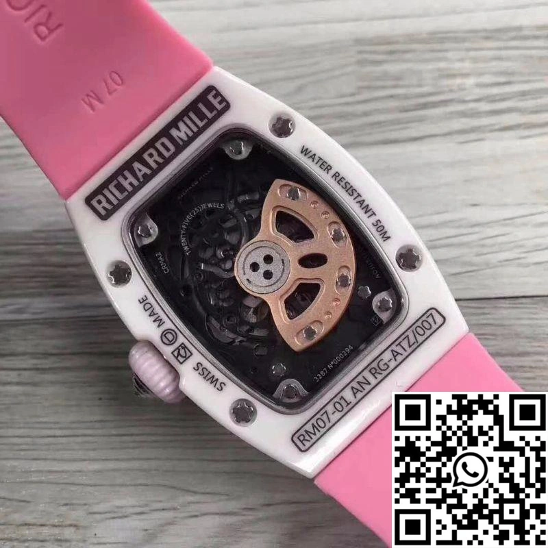 Richard Mille RM07 Ladies Pink Dial with Diamonds