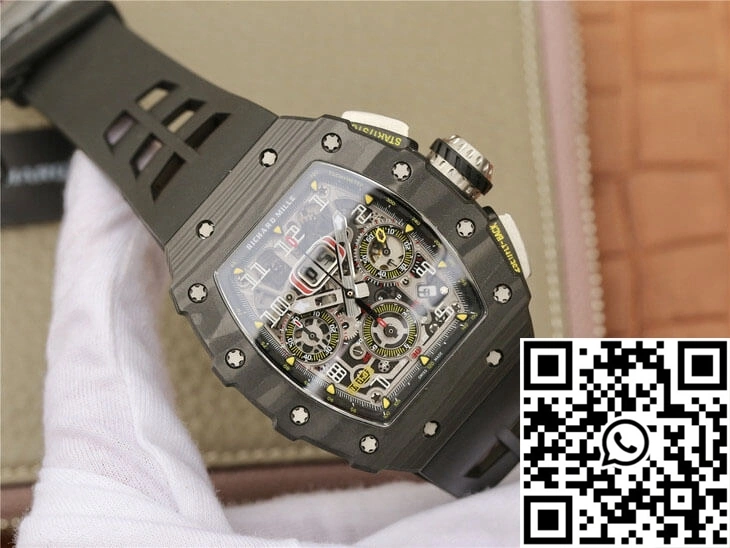Richard Mille RM11-03 KV Factory Black Carbon Fiber Case