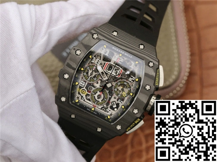 Richard Mille RM11-03 KV Factory Black Carbon Fiber Case
