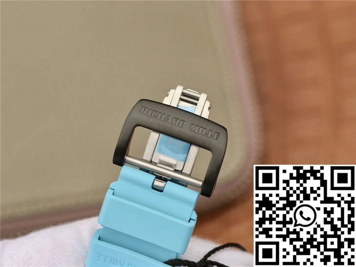 Richard Mille RM11-03 KV Factory Carbon Fiber Blue Strap
