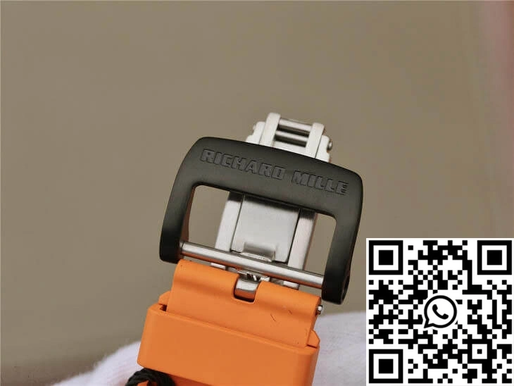 Richard Mille RM11-03 KV Factory Carbon Fiber Orange Strap