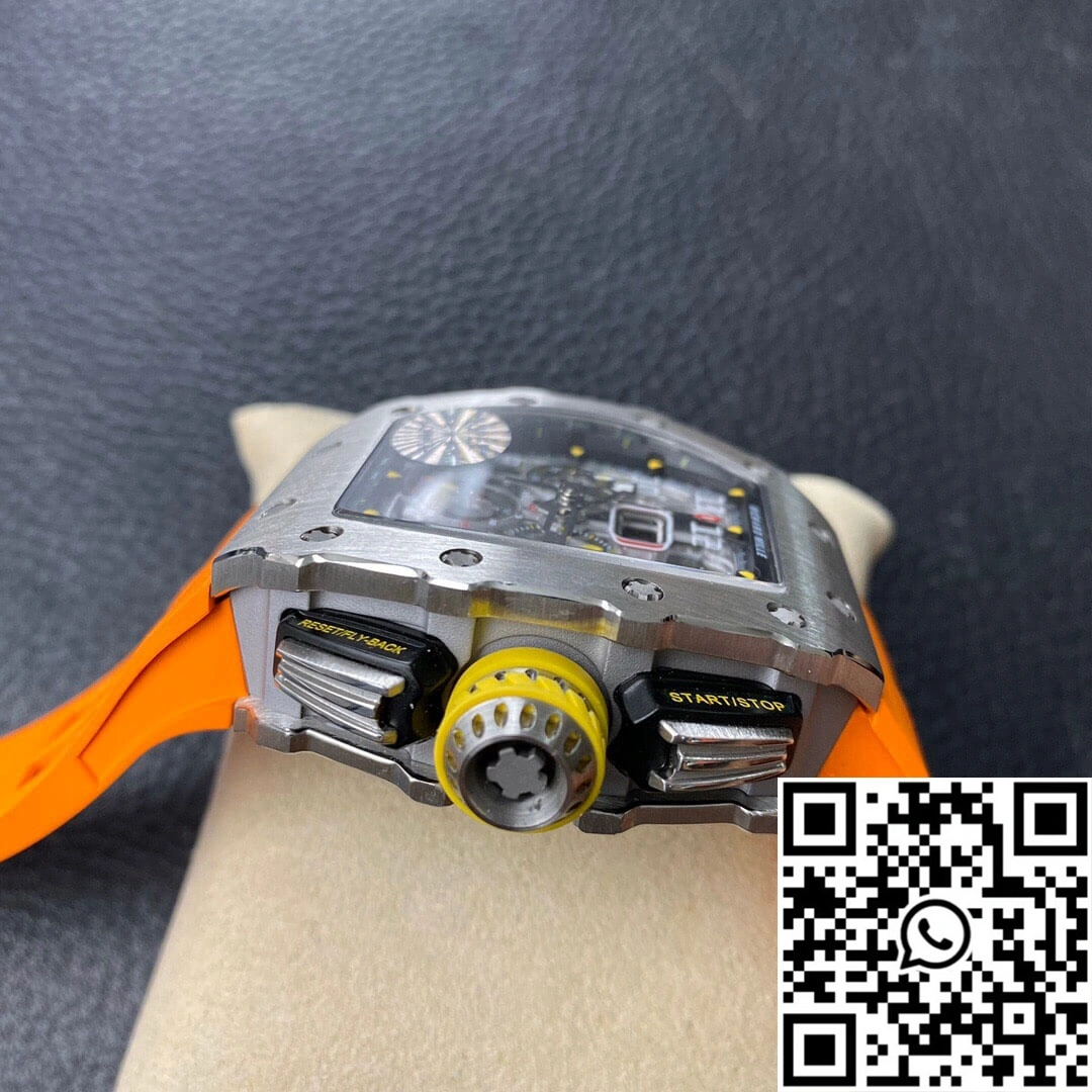 Richard Mille RM11-03 KV Factory Orange Rubber Strap