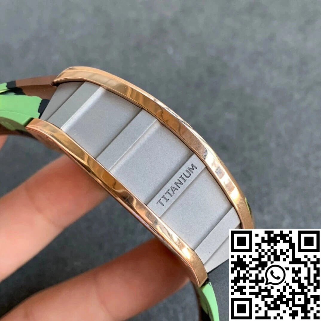 Richard Mille RM11 KV Factory Rose Gold Camouflage Strap