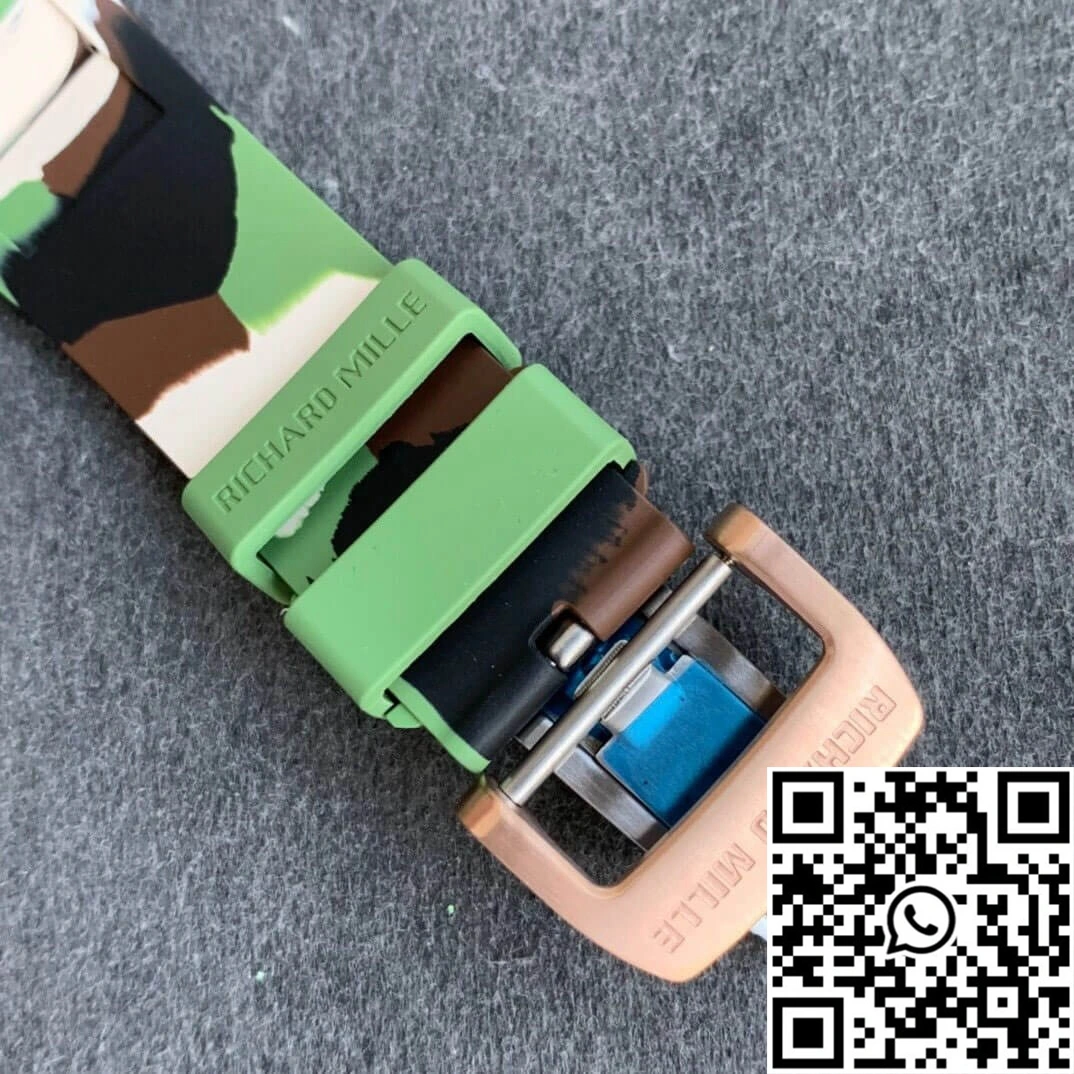Richard Mille RM11 KV Factory Rose Gold Camouflage Strap