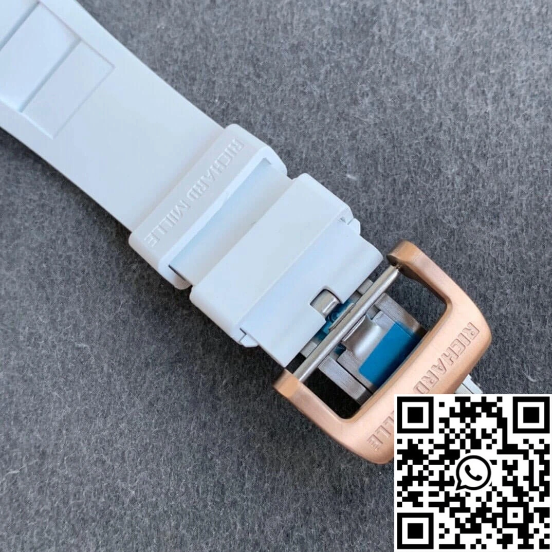 Richard Mille RM11 KV Factory Rose Gold White Strap