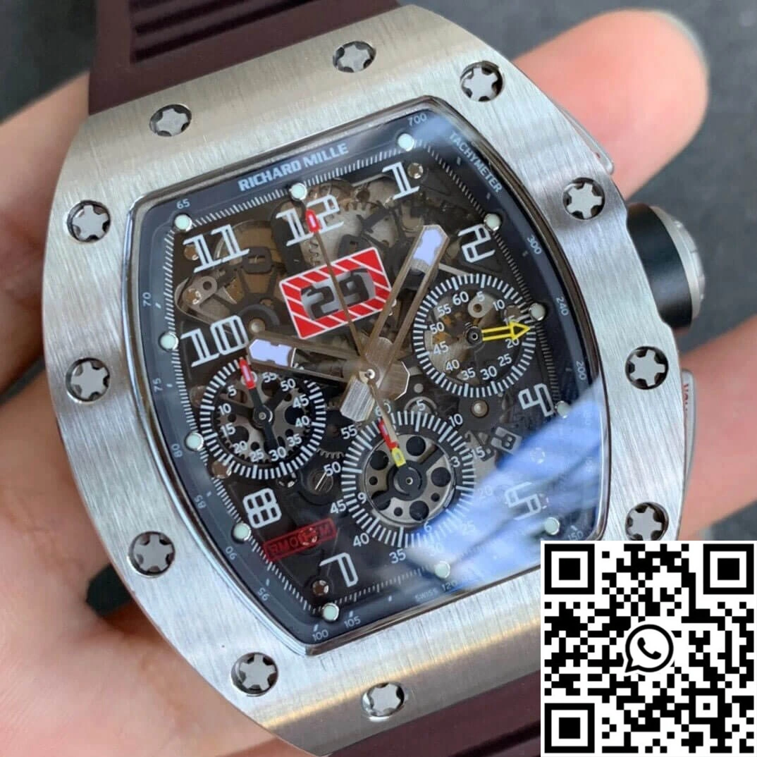 Richard Mille RM11 KV Factory Titanium Brown Strap
