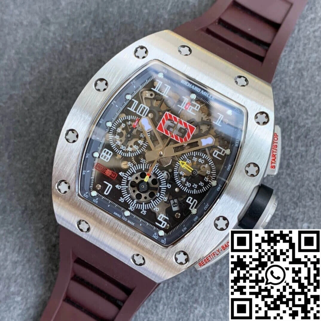 Richard Mille RM11 KV Factory Titanium Brown Strap