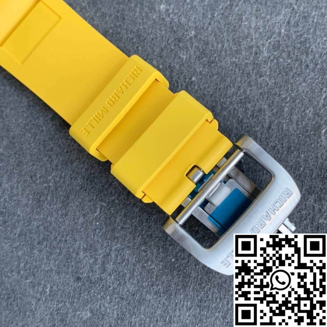 Richard Mille RM11 KV Factory Titanium Yellow Strap