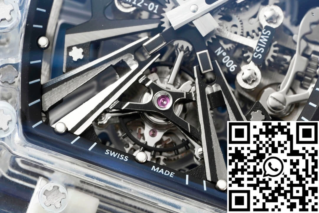 Richard Mille RM12-01 RM Factory Tourbillon Transparent Version Blue Strap
