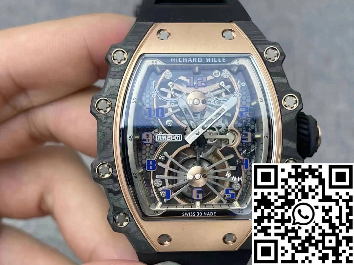 Richard Mille RM21-01 RM Factory Tourbillon 5N Red Gold Case