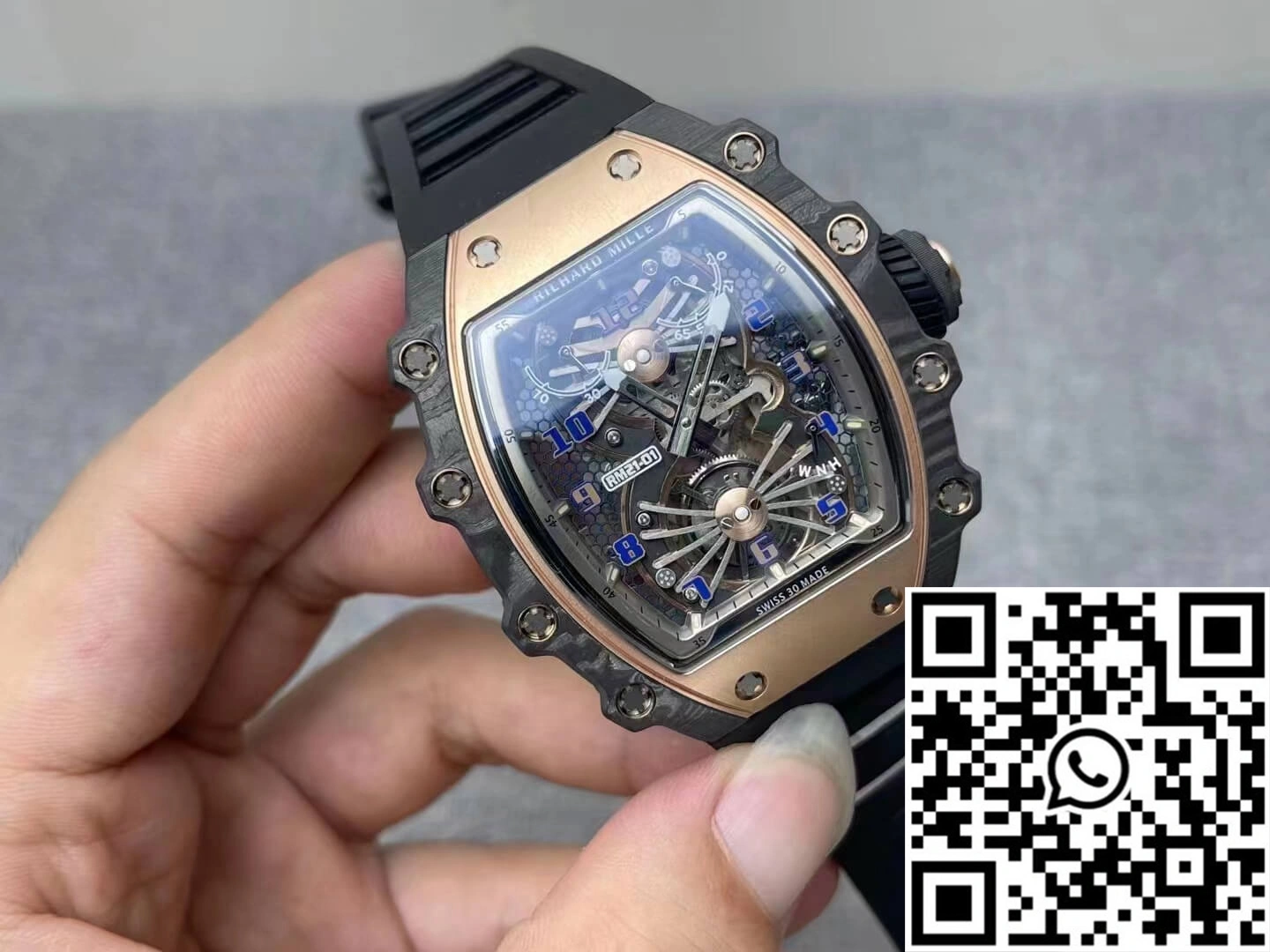 Richard Mille RM21-01 RM Factory Tourbillon 5N Red Gold Case