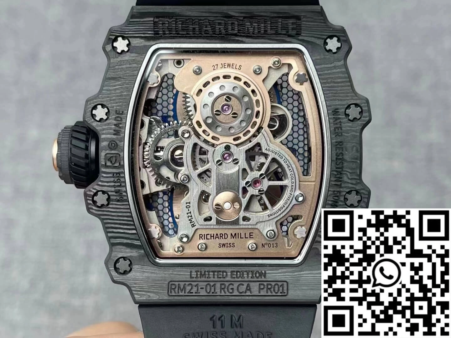 Richard Mille RM21-01 RM Factory Tourbillon 5N Red Gold Case