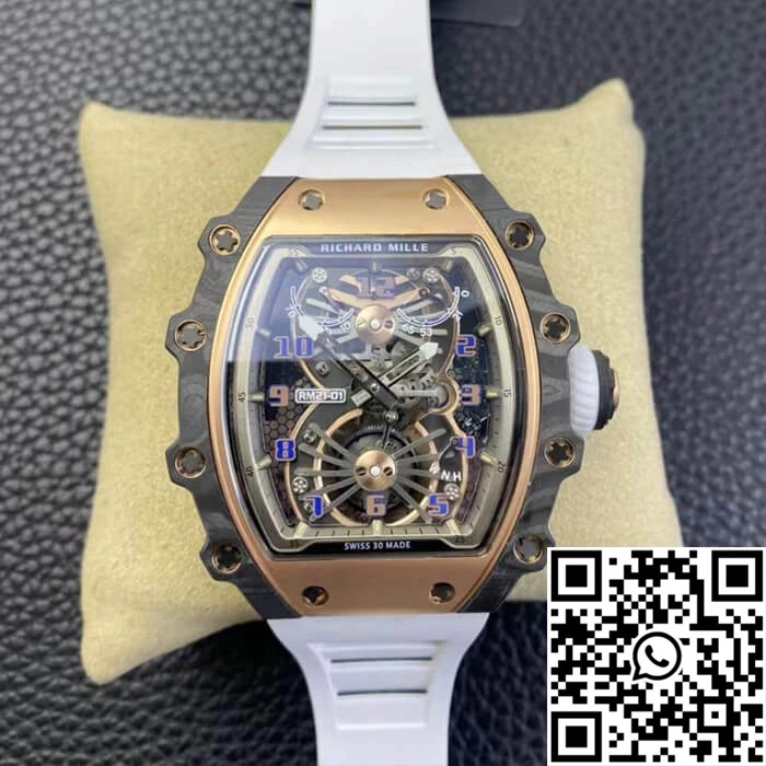 Richard Mille RM21-01 RM Factory Tourbillon Carbon Fiber Bezel