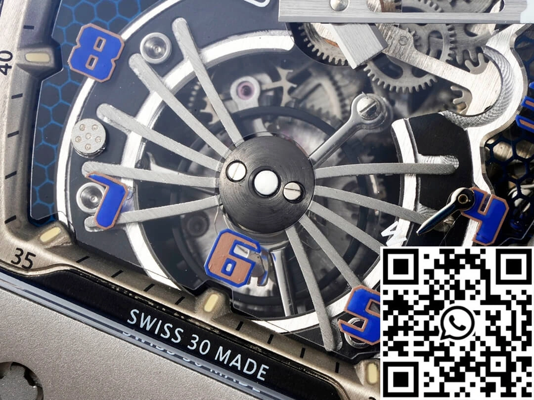 Richard Mille RM21-01 RM Factory Tourbillon Skeleton Dial Black Strap