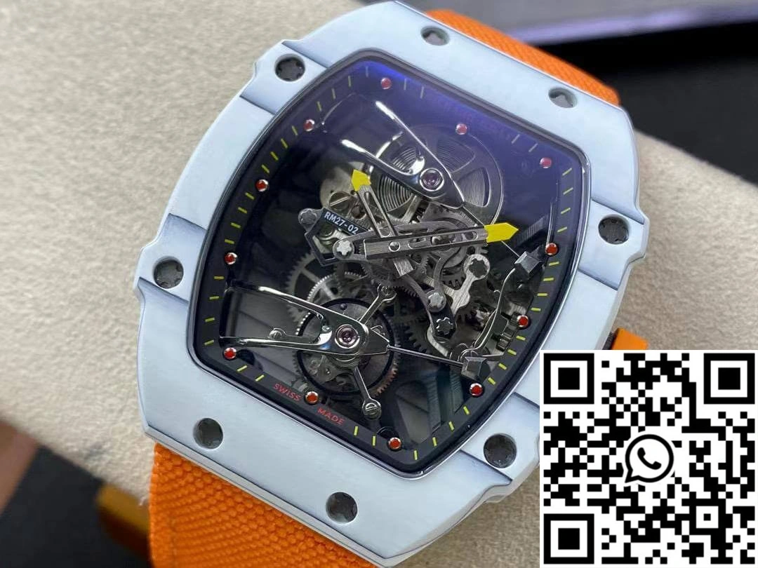 Richard Mille RM27-02 RM Factory Skeleton Tourbillon Orange Strap