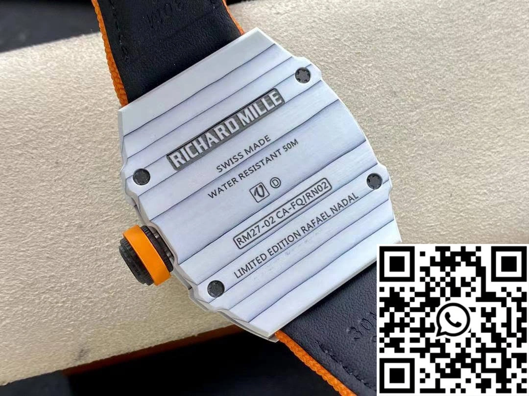 Richard Mille RM27-02 RM Factory Skeleton Tourbillon Orange Strap