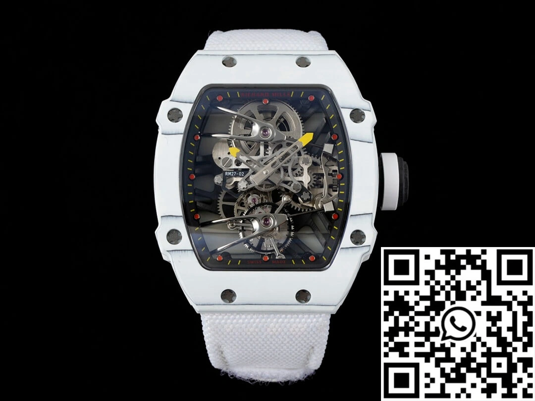 Richard Mille RM27-02 Rafael Nadal Tourbillon RM Factory White Strap