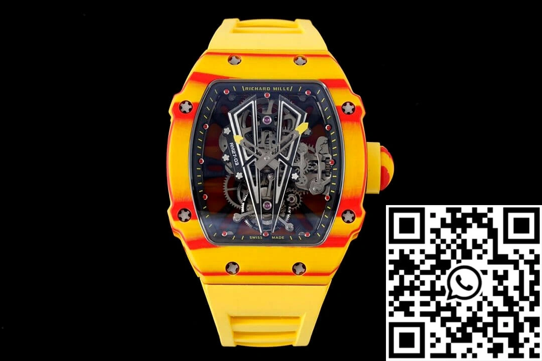 Richard Mille RM27-03 Rafael Nadal Tourbillon RM Factory Yellow Rubber Strap
