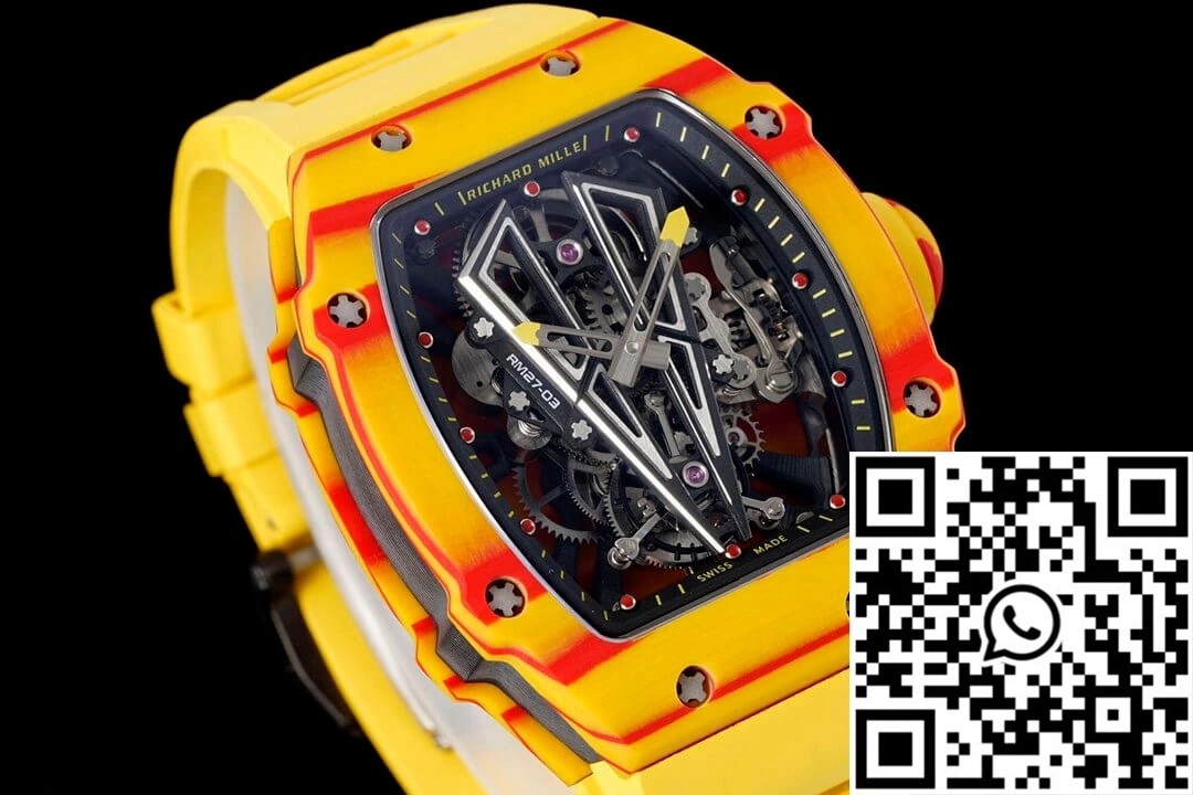 Richard Mille RM27-03 Rafael Nadal Tourbillon RM Factory Yellow Rubber Strap