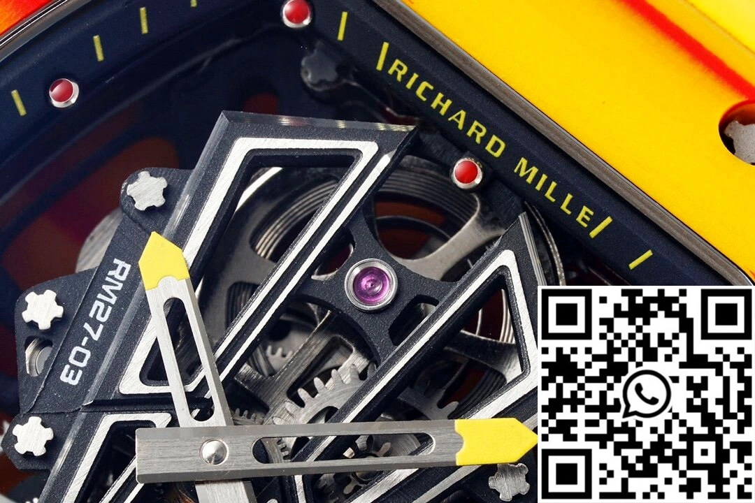 Richard Mille RM27-03 Rafael Nadal Tourbillon RM Factory Yellow Rubber Strap