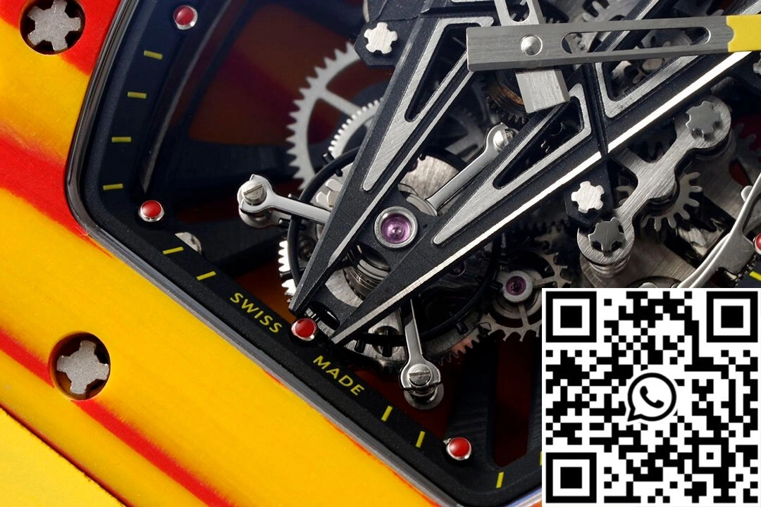 Richard Mille RM27-03 Rafael Nadal Tourbillon RM Factory Yellow Rubber Strap
